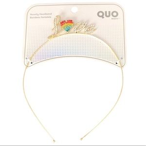 🌻4/$20 Quo Love Novelty Headband Hair Accessory